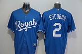 Kansas City Royals #2 Alcides Escobar Light Blue New Cool Base Stitched MLB Jersey,baseball caps,new era cap wholesale,wholesale hats